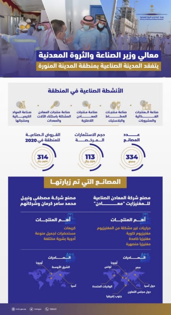 وزير الصناعة والثروة المعدنية : توطين الصناعات الدوائية يمثل أهمية كبيرة للمملكة