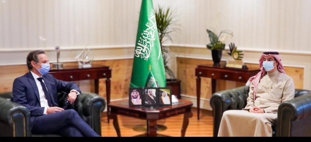 العواد يستقبل مدير دائرة الشؤون السياسية بوزارة الخارجية الألمانية