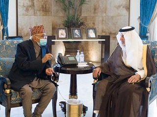 امير منطقة مكة المكرمة يستقبل سفير جمهورية نيبال