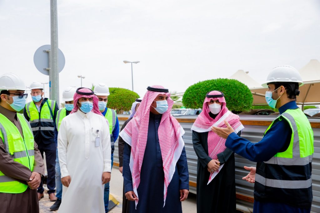 مدير صحة حفر الباطن يتفقد المشاريع التطويرية بالمنشآت الصحية