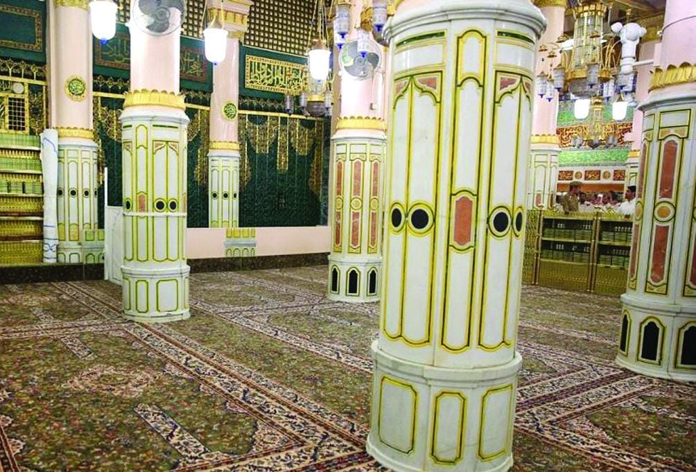 أساطين المسجد النبوي من شواهد السيرة النبوية
