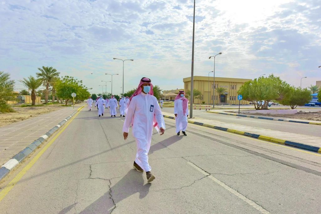 المؤسسة العامة للري تحتفي بالمشروع الوطني للمشي
