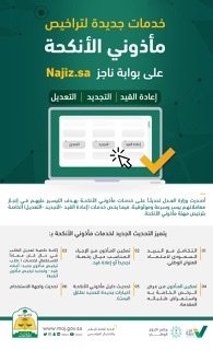 وزارة العدل تصدر تحديثاً على خدمات تراخيص مأذوني الأنكحة عبر منصة ناجز