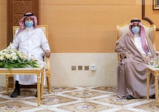 سمو أمير منطقة الباحة يستقبل المهنئين بعيد الفطر من مديري الإدارات الحكومية بالمنطقة