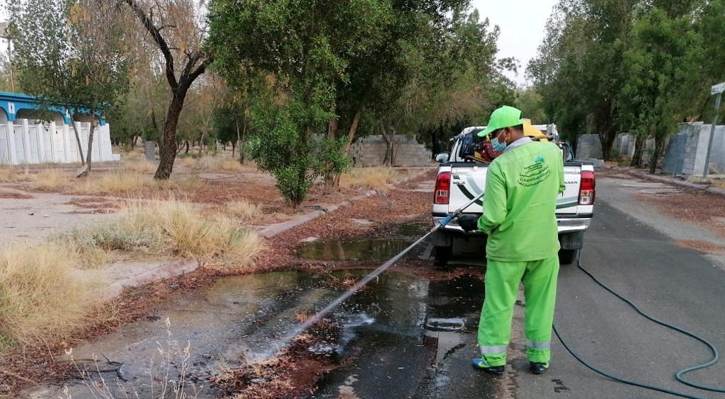 أمانة العاصمة المقدسة تباشر أعمال تعقيم المشاعر المقدسة بعد مغادرة الحجاج