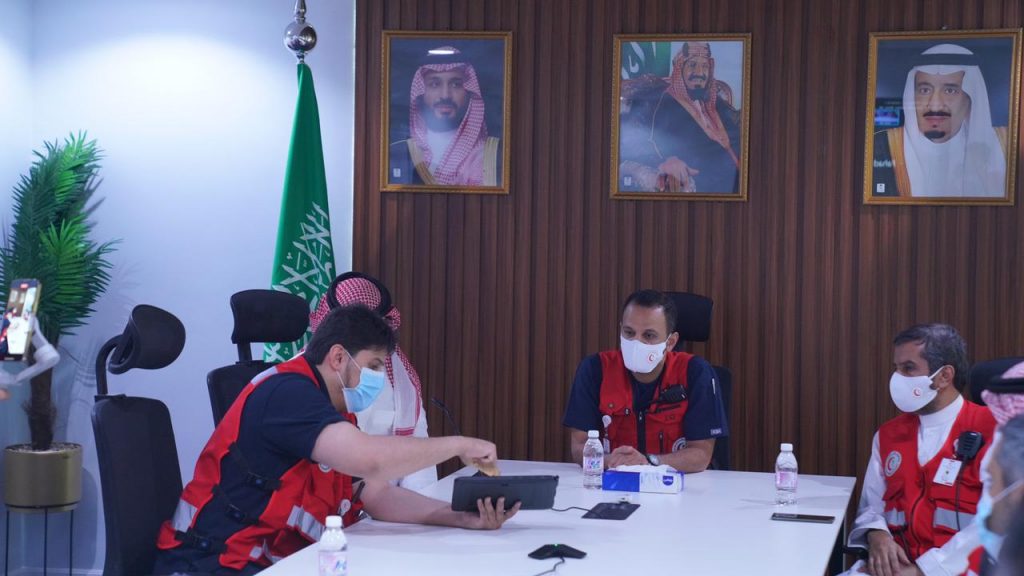 رئيس الهلال الأحمر يطلق التحديث الجديد لنظام المسعف الإلكتروني في المشاعر المقدسة