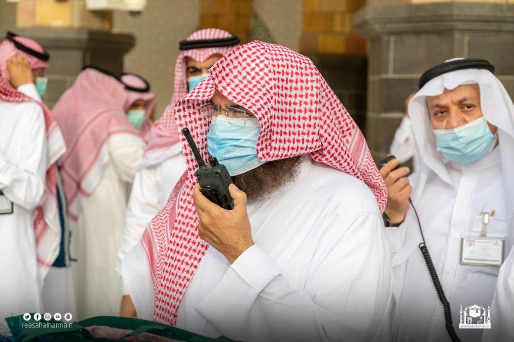 عبر اللاسلكي: الرئيس العام يوصي ببذل المزيد من الجهود الميدانية لتفويج الحجاج خلال طواف الوداع