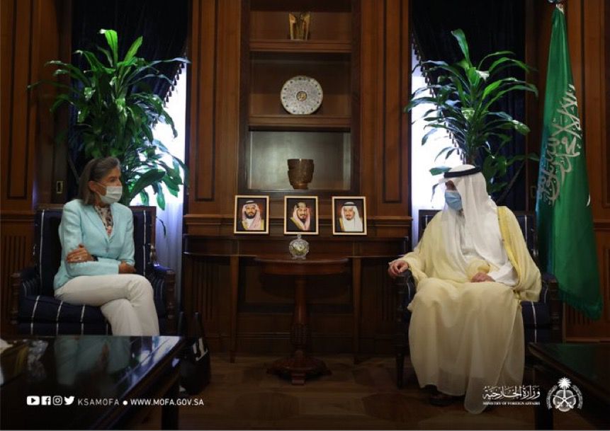 وزير الدولة للشؤون الخارجية يستقبل سفيرة بلجيكا لدى المملكة