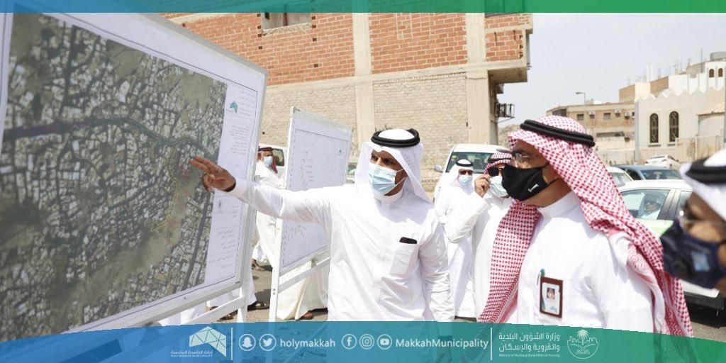 أمين العاصمة المقدسة يتابع معالجة التشوه البصري بمكة المكرمة