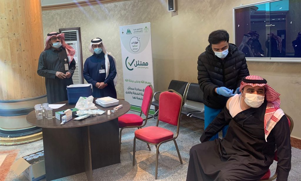 بالتعاون مع المركز الصحي .. بلدية الخطة تطلق حملة الإنفلونزا الموسمية