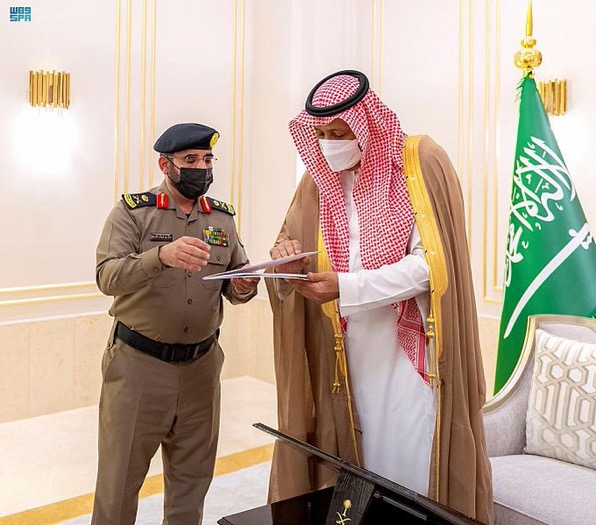 سمو أمير الباحة يستقبل مدير شرطة المنطقة وعددًا من القيادات الأمنية