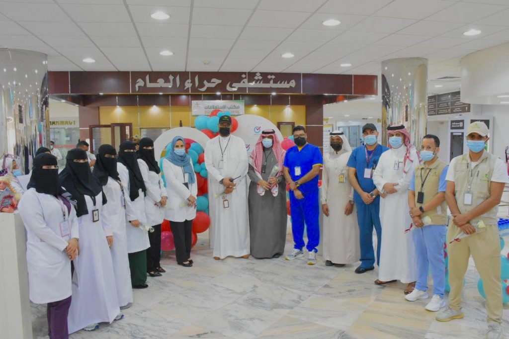 تفعيل اليوم العالمي للخدمة الاجتماعية بمستشفى حراء العام تحت شعار ( هذا أوان الخدمة الاجتماعية )