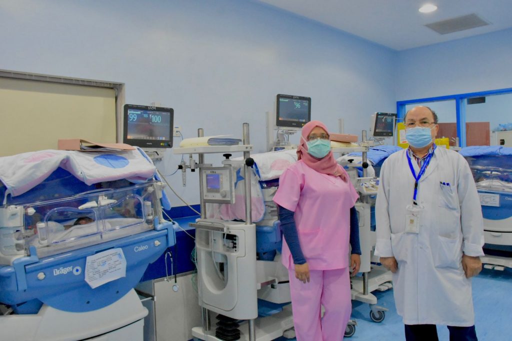 مستشفى حراء العام ينقذ طفلة خديجة الولادة من إستسقاء الجوف البريتوني