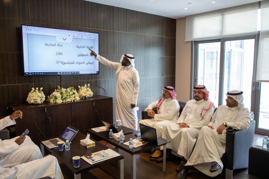 2210 يدلون بأصواتهم للمرشحين في انتخابات غرفة مكة المكرمة خلال الساعات الأولى