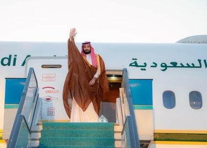 سمو ولي العهد يغادر العاصمة التركية أنقرة وفي مقدمة مودعيه رئيس جمهورية تركيا