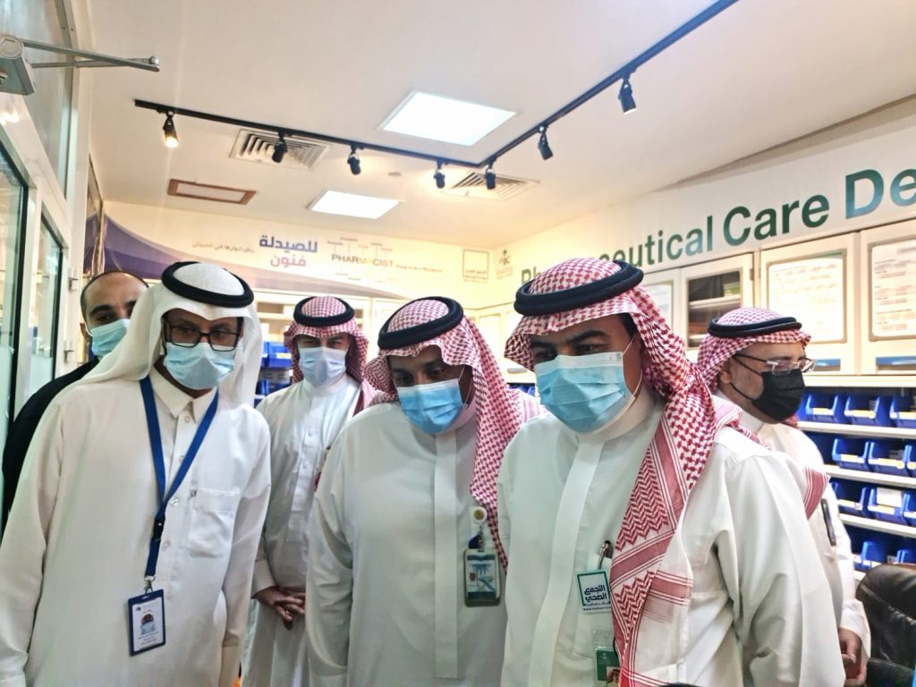 “د العمري” يدشن نظام المعلومات الصحية بمستشفى أجياد