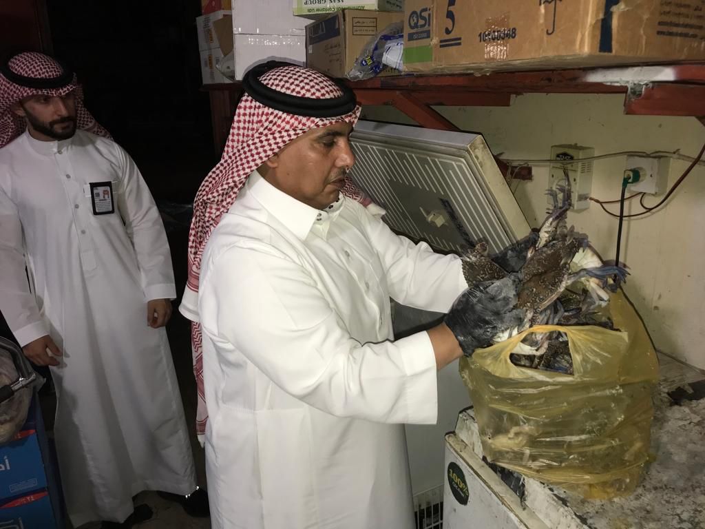 أمانة حائل: ضبط مستودع مخالف يستخدم لتخزين مواد غذائية تالفة