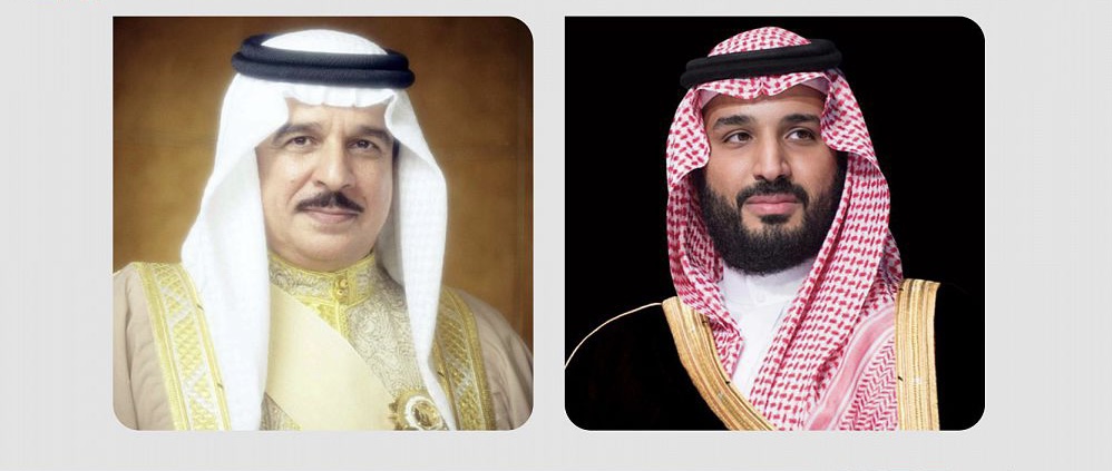 سمو ولي العهد يعزي ملك البحرين في وفاة الشيخة مثايل بنت علي بن عيسى بن سلمان آل خليفة
