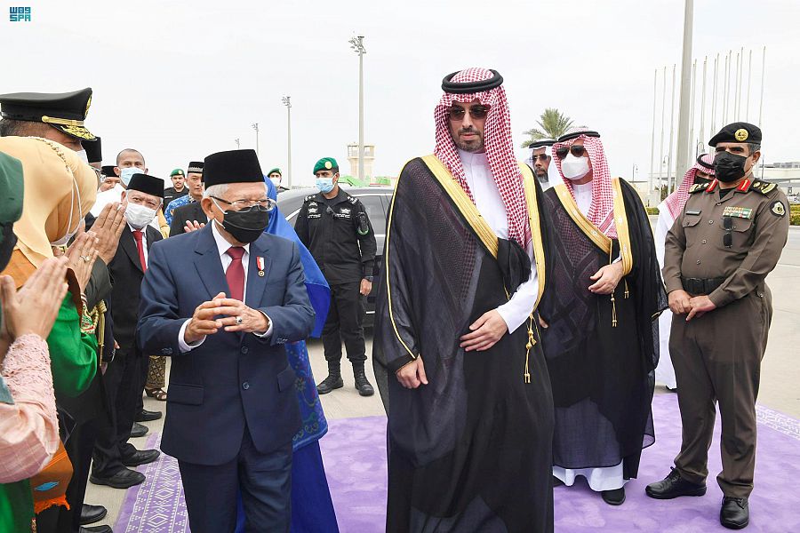 نائب رئيس جمهورية إندونيسيا يغادر جدة