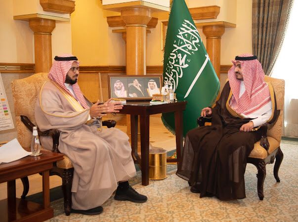 سمو نائب أمير منطقة مكة المكرمة يستقبل الرئيس التنفيذي لمطارات جدة