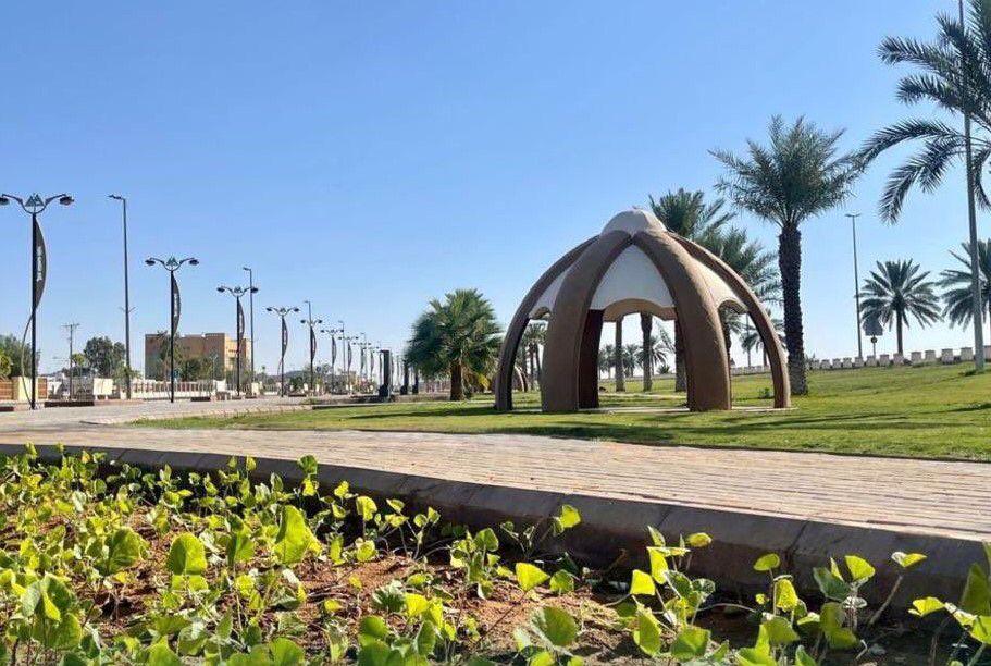 إعادة تأهيل حديقة الياسمين وتغطية 120 ألف متر مربع من المسطحات الخضراء