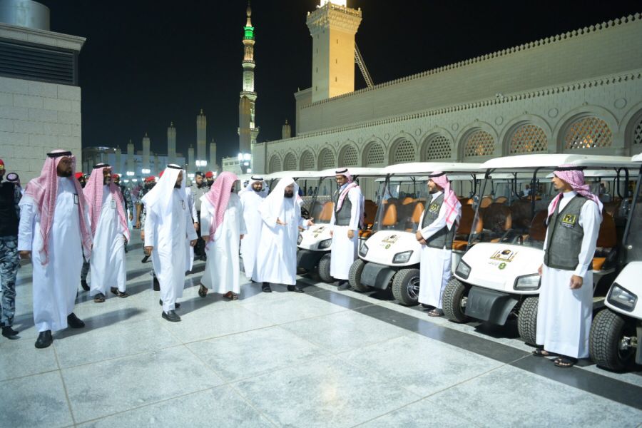 الرئيس العام: خدمة زائري المسجد النبوي وراحتهم واجب ديني ووطني