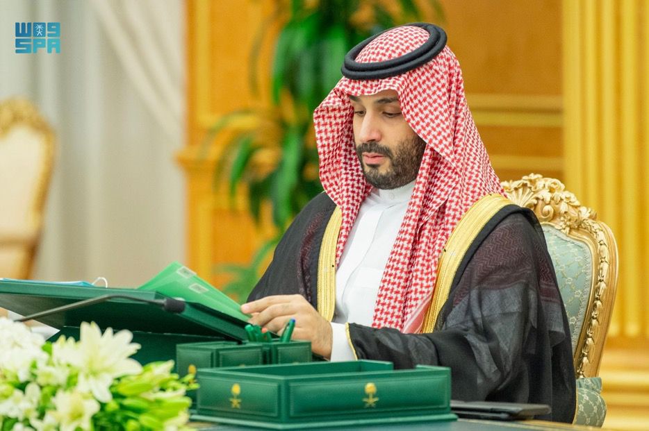 سمو ولي العهد يرأس جلسة مجلس الوزراء