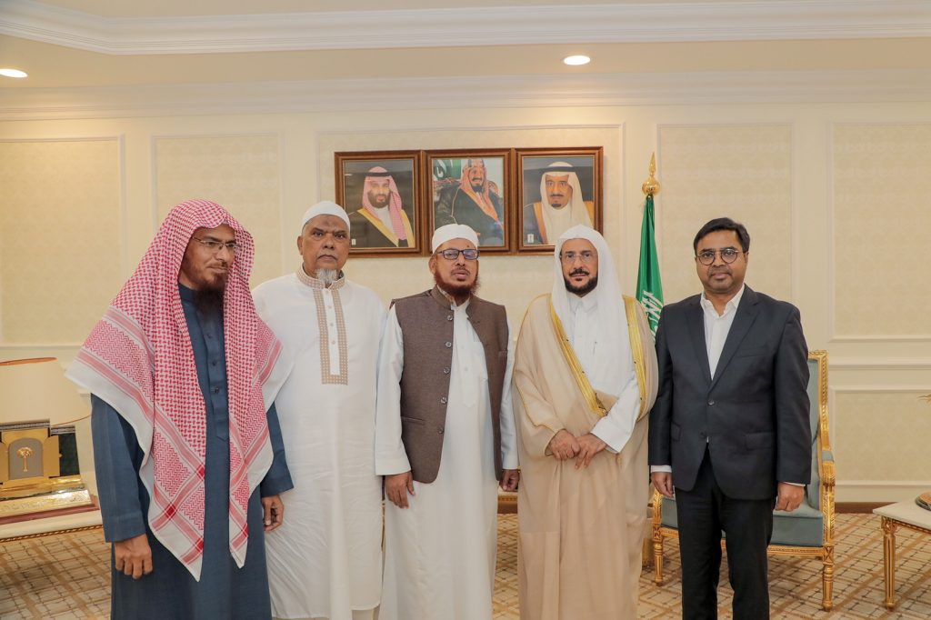 وزير الشؤون الإسلامية يلتقي رئيس المجلس الأعلى للشؤون الإسلامية الإثيوبي