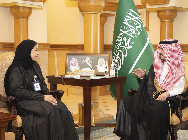 نائب أمير منطقة مكة المكرمة بستقبل مدير فرع هيئة حقوق الانسان بالمنطقة