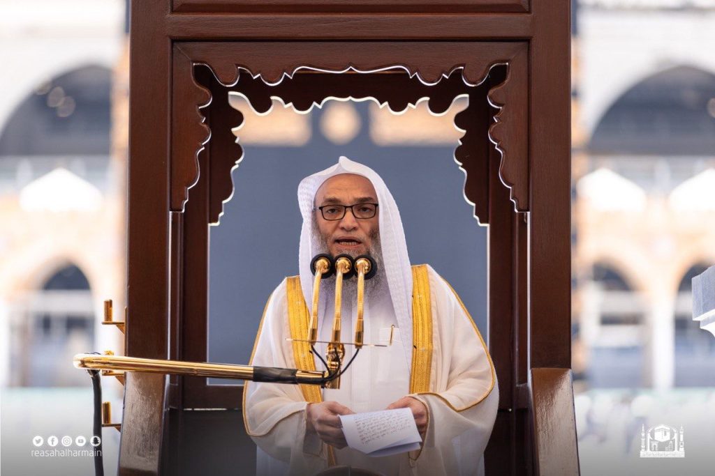 الغزاوي في خطبة الجمعة بالمسجد الحرام: احسنوا الظن بالناس