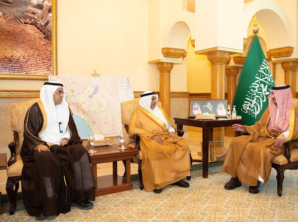 سمو نائب أمير منطقة مكة المكرمة،،، يستقبل العنيني والمحوري بمناسبة تعينهما