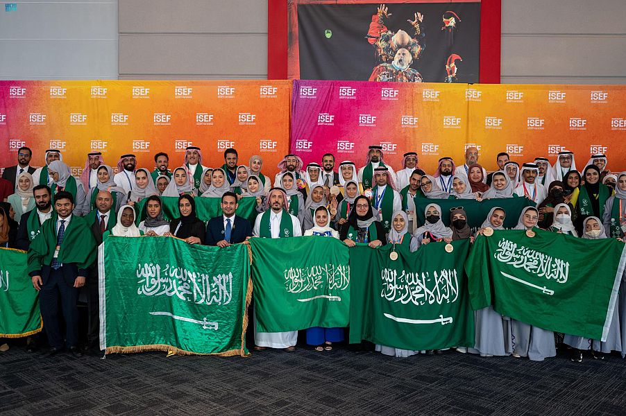المنتخب السعودي للعلوم والهندسة يصل إلى أرض الوطن بعد حصوله على 27 جائزة عالمية في “آيسف 2023”