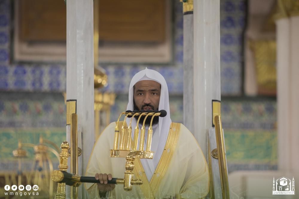 خطبة الجمعة بالمسجد النبوي