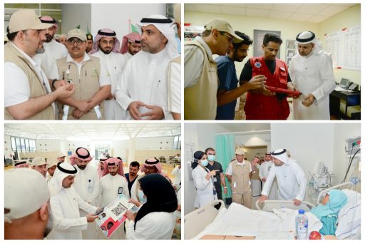 الجلاجل يقف ميدانياً على سير العمل في المنشآت الصحية في محافظة جدة