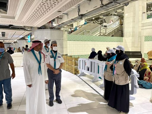 المدخلي يقف على مبادرات كشافة وزارة التعليم لخدمة ضيوف الرحمن