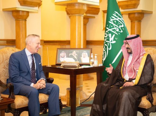 نائب أمير منطقة مكة المكرمة يستقبل السفير الامريكي لدى المملكة