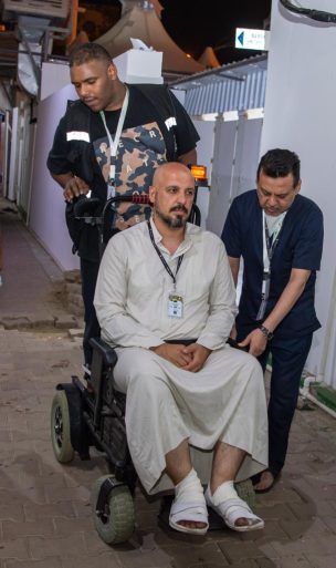 شركة مطوفي حجاج الدول العربية تطلق مبادرة “الكرسي الكهربائي في المشاعر”