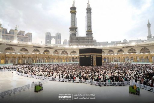“العناية بشؤون الحرمين” تنفذ اجراءت التعامل  مع الحالات المطرية