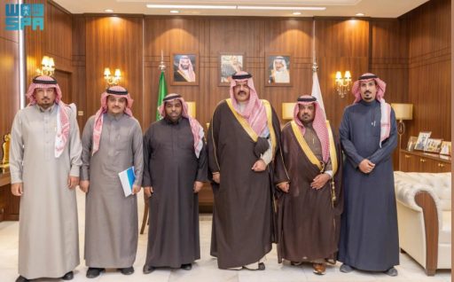 الأمير عبدالعزيز بن سعد يستقبل رئيس مجلس إدارة جمعية الإعلام السياحي بحائل
