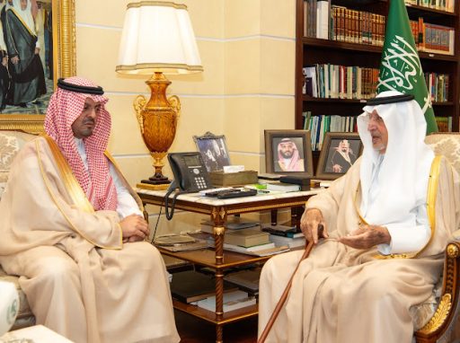 سمو أمير مكة المكرمة يستقبل صاحب السمو سعود بن مشعل بن عبدالعزيز