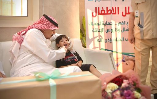 تجمع مكة المكرمة الصحي يدشن الحملة الوطنية للتطعيم ضد شلل الأطفال