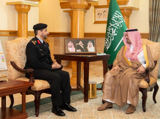 نائب أمير منطقة مكة المكرمة يستقبل مساعد وكيل وزارة الحرس الوطني  بالقطاع الغربي