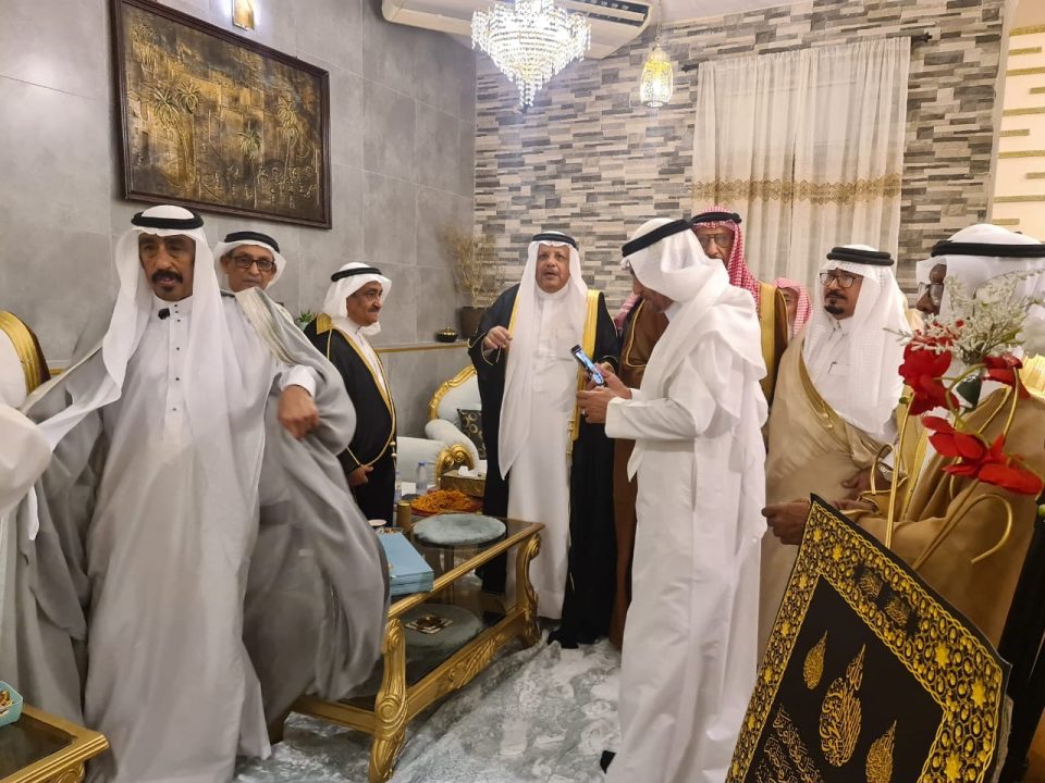أعيان وأهالي شعب عامر يحتفلون بالعيد