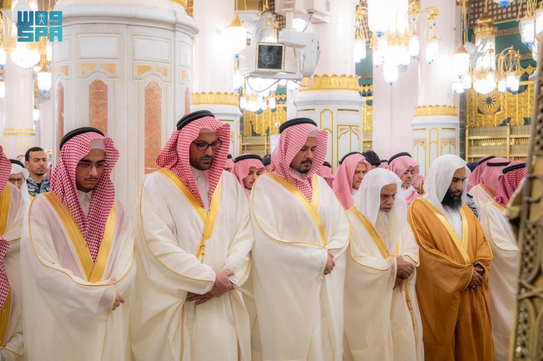 صلاة عيد الفطر المبارك في المسجد النبوي
