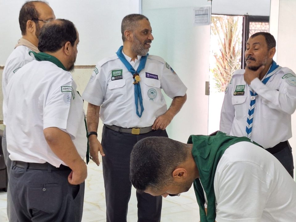 “32” معلم كشفي يتدربون على الطريقة الكشفية للحصول على الشارة “الخشبية”