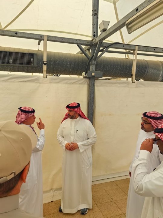 بافقيه يتفقد مخيمات أفريقيا غير العربية