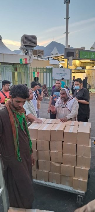 ” إثراء الخير” تبرد اجواء الحجاج بالايسكريم
