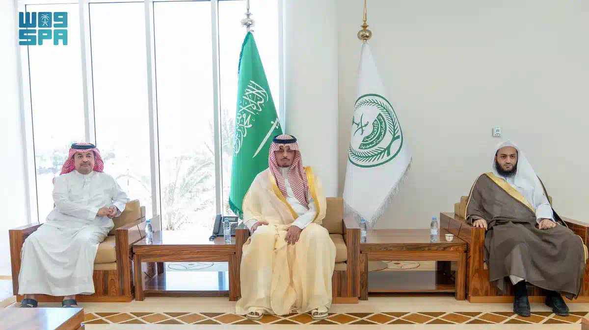 محافظ الدرعية يستقبل المهنئين بعيد الاضحى المبارك