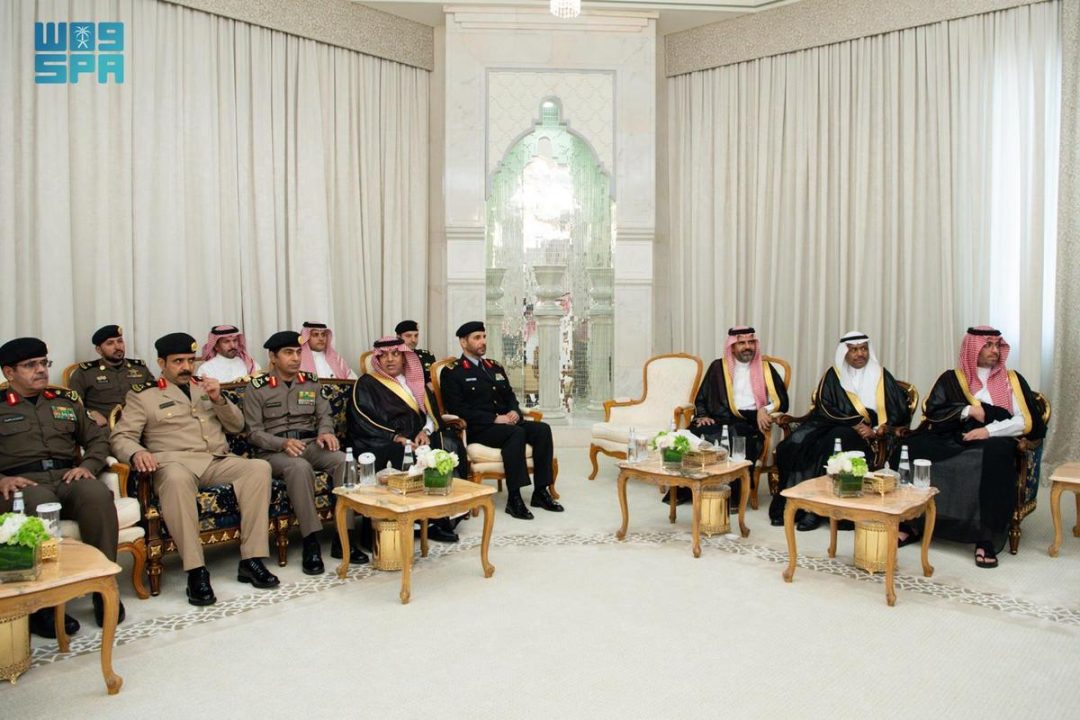 نائب أمير منطقة مكة المكرمة يستقبل عددًا من أصحاب السمو الأمراء والمعالي والفضيلة العلماء