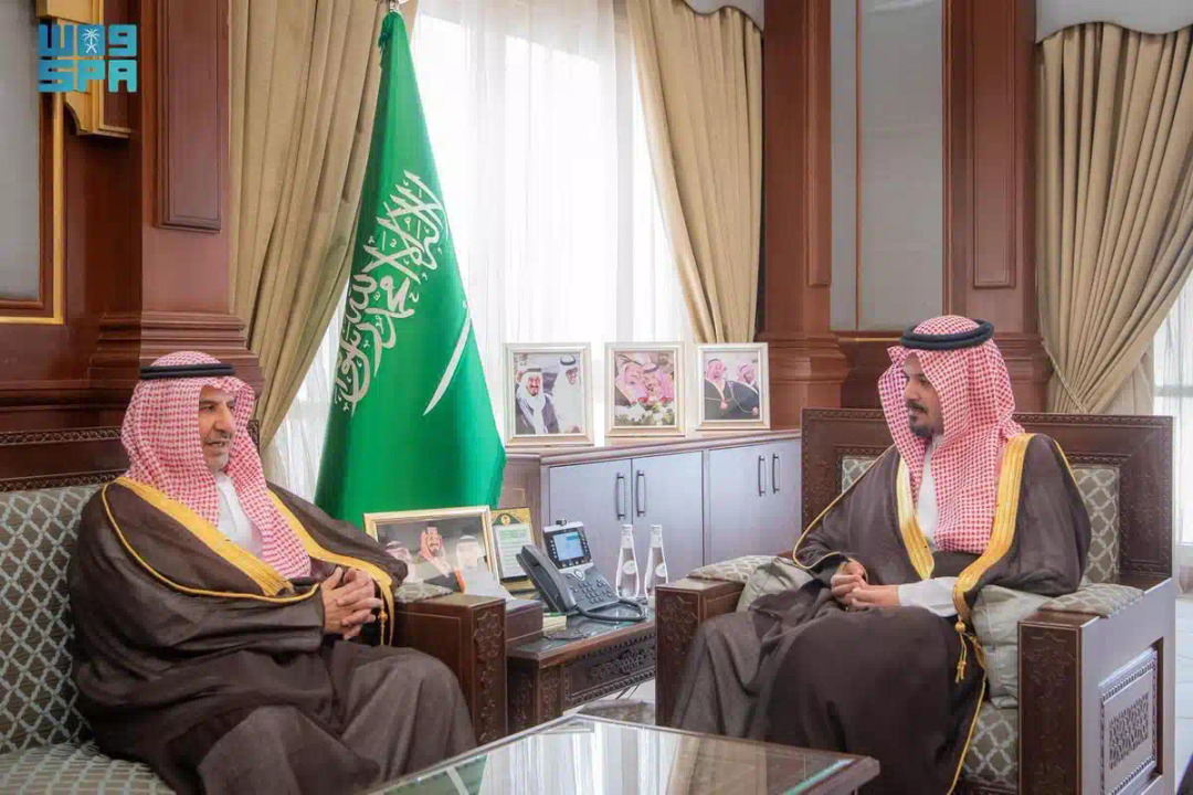 أمير منطقة المدينة المنورة يستقبل معالي نائب وزير الصناعة والثروة المعدنية لشؤون التعدين